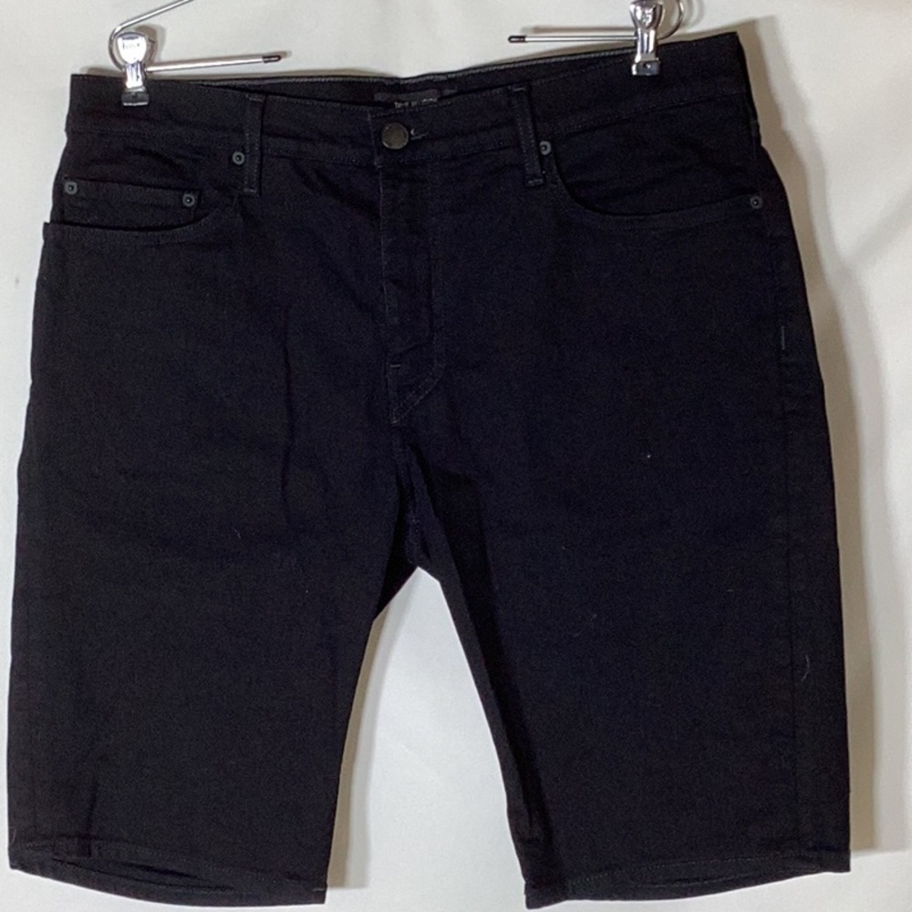 Mens TRUE RELIGION The Ricky Cut Off Shorts Black Size 36 - Picture 5 of 11